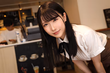VR] Though She Looks Innocent on the Outside... But Inside She's a Loving Demon I'm a Regular at a Small Cafe in a Back Alley and a Mochi-skinned Clerk Who Repeatedly Gives Me Legal Hugs. Hikaru Miyanishi gallery