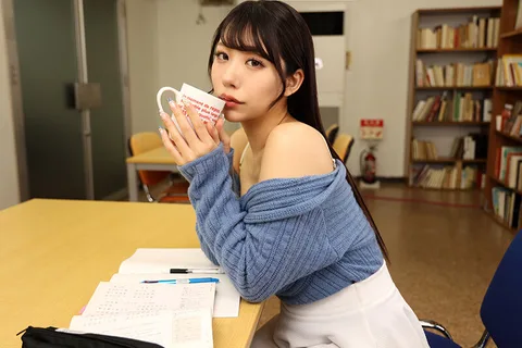 Erika Ozaki - A college student who comes to the library to study and is given a powerful aphrodisiac... She is a fainting in agony and leaks bodily fluids due to her heightened sensitivity to the extreme! gallery