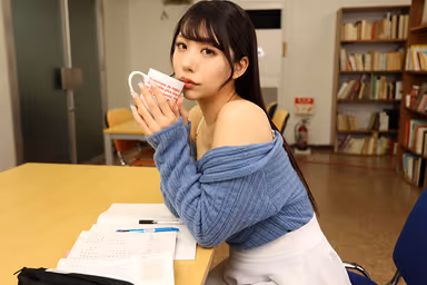 Erika Ozaki - A college student who comes to the library to study and is given a powerful aphrodisiac... She is a fainting in agony and leaks bodily fluids due to her heightened sensitivity to the extreme! gallery