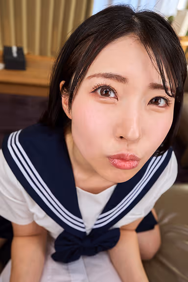 VR] High-Speed Younger Sister's Mocking Lewd Language, Ignoring All Personal Space 180 Degrees Around Her Face and Denying Everything - Hikaru Minazuki gallery