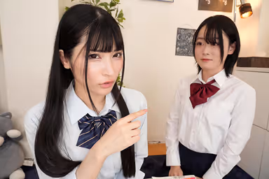 VR] She Can't Go This Far, Can She? Jealous of me who has a girlfriend, my childhood friend Sakura walnut keeps on pulling out with a sticky blowjob. gallery
