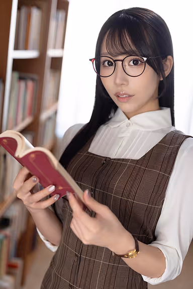 VR] The study of lewd language by a sullen girl in the Faculty of Literature. She traces the obscene sentences of pure literature with her professor and whispers lewdly to awaken her hidden eroticism. Erika Ozaki gallery