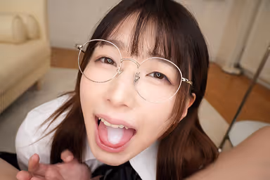 VR] A sober JK's love is heavy self-irrumination. She loves me so much that she keeps sucking me deep inside. Overflowing favor and saliva. gallery