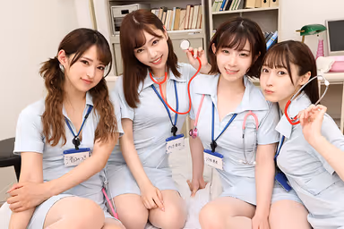 [VR] Coco is the Slutty School of Rumors - Students Attacking Me as a Temporary Teacher - Continuous Nakadashi Harem Sex in the Health Room During Practical Training Ena Satsuki, Natural Mitsuki, Mei Satsuki, and Mitsuki Nagisa gallery