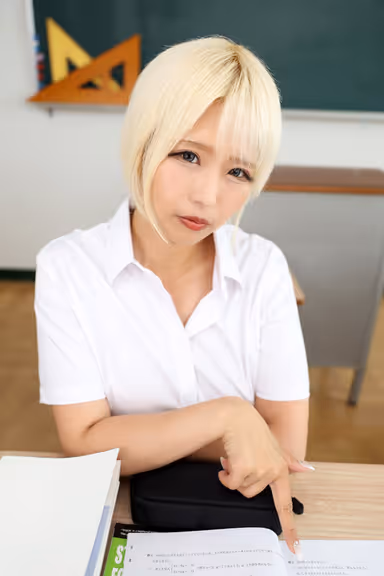 [VR] Love and Lewdness Classroom - Alice Sensei's Strong Semen Ejaculation Spartan Sexual Instruction - Exclusive - Alice Otsu gallery