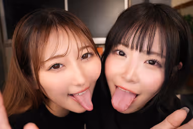 VR] Two gangs of hairless, smooth women who came to rob a store for a black market job get their dicks dicked and cum robbed by two gangsters. gallery