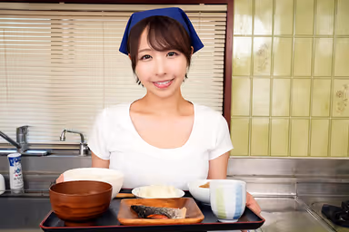 Riho Shishido - When She Takes a Resort Job at a Guest House in the Countryside, the Big-Breasted and Short-Cut Innkeeper Encourages and Pulls Out Even While She's on Duty! gallery
