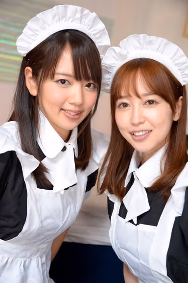[VR] Maids Double VR Service Blowjob Kanna Misaki Yu Shinoda gallery