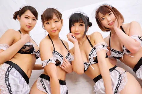 These Beautiful Maid Babes Are Carefully And Delicately Washing My Body! And They'll Finish Me Off With Their Mouths!! Yui Hatano Hibiki Otsuki Yuki Jin Miho Tono gallery