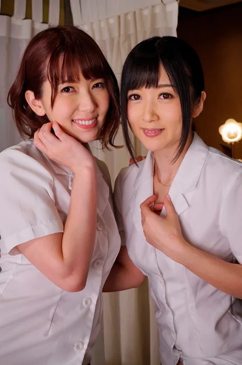 Super!! Luxurious Married Woman Sexual Massage Parlor Double Feature Yui Hatano Hibiki Otsuki gallery