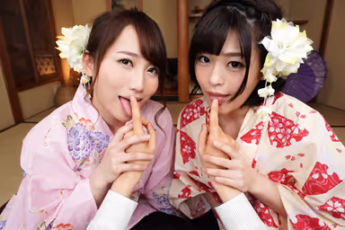 [VR] A Luxury Yukata Massage Parlor Where Elegant Japanese Beauties With Colossal Tits Will Service You. Part 2 gallery