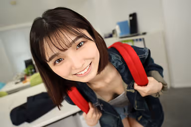 VR] Sweaty Upper Body and Steamy Lower Body After Working in a Costume, Wet Upper Body and Steamy Lower Body - Unimaginable from the Cute Face - Aggressive and Giggly Sexual Intercourse and Multiple Nakadashi - Sumire Kuramoto gallery