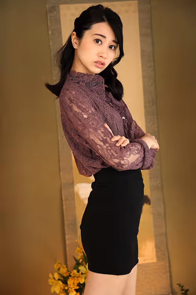 VR] The slender editor in charge of making me, a sensual novelist, write the manuscript in any way she can, lusting after self-irrasion Mami Sakurai gallery