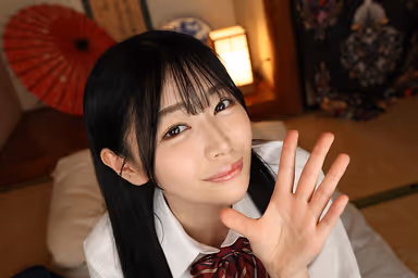 VR] 24:00 Midnight - I Confessed on a School Trip - "I'll Do Anything Naughty for You, Teacher..." Whispering Nakadashi Intercourse with a Student Who Smiles Like an Angel and Stays Close to Me - Uta KYONO gallery