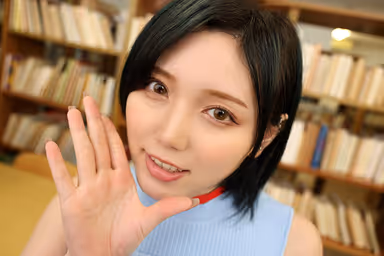 I can't concentrate on reading because of the temptation of a beautiful librarian wearing no bra... I can't concentrate on reading because the beautiful librarian is so tempting without a bra... Close-up whispering and Nakadashi intercourse covered with her tits... Nene-san gallery