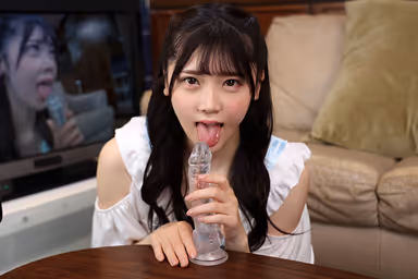 Akari: Actually, this dick is my brother's, but we're not blood related, so I'm going to use it raw... gallery