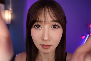 Hibiki Ootsuki manages my ejaculation at close range on my face. gallery
