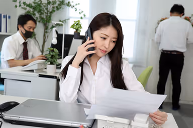 VR] Serious Beautiful Office Lady Sneakily Does Pinsaroo Business on My Business Order 8KVR - Hinako Mori gallery