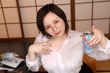 VR] During a Business Trip, a Typhoon Cancels the Bullet Train and Makes it Unfeasible to Return Home, and Spends the Night in a Shared Room with a Boss with Big Tits - Nene Tanaka gallery