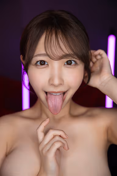 VR] Shin Face Specialized Angle VR - Riho Shishido manages my ejaculation with paizuri at close range of my face! ～VR] Riho Shishido gallery