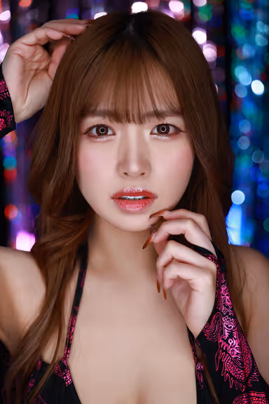 VR】Shin・Specialized Face Angle VR -Rika Tsubaki, a gal, manages my ejaculation by 'Pile Driving Piston' in front of me at close range of my face! ～VR] Shin gallery