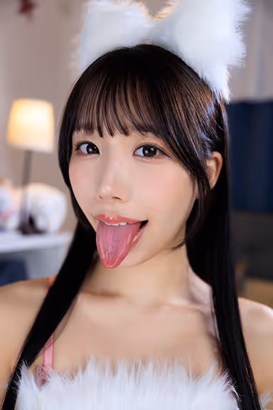 VR] Erika Ozaki, Licking. ～Drooling, Licking Her Face, Body and Penis Until They Blister! gallery