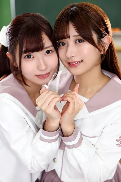 Shin W Face Special Angle Special VR - The Best Facial Bijou J-● Compete for Me! Licking, kissing and Nakadashi Harem! ～Miyu Aizawa, Karin Kitaoka gallery