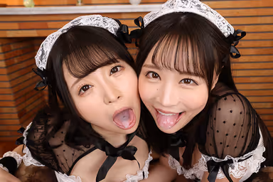 [VR] Bottom-up And Downward POV Specialty Angles For VR. Surrounded On All Sides, Finger Licking, Toe Licking, Face Licking, Nipple Licking, Asshole Licking, Back Licking, Tons Of Full-body Licking From Masochistic Tongue-licking Maids. Nonoka Sato, Hiyori Yoshioka gallery