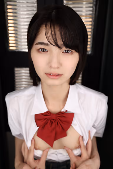 VR] Face-specific Angle VR - Encouraged by a Cheerful Childhood Friend "in the Locker" and Lovemaking SEX - Sumire Kuramoto gallery