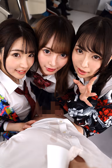 VR] "Come on...cum..." I, a girl in the lowest class of the school caste, was made to kill time by a trio of reverse bitches and had no choice but to ejaculate at the exact moment they told me to. gallery