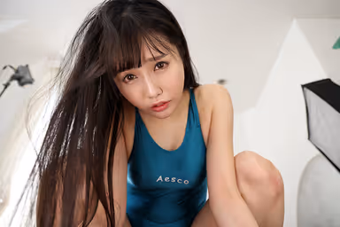 VR] Specialized Face Angle VR - 'Mocking' Swimsuit Grad Doll Who Stares at You with Erotic Eyes - Miyu Inamori gallery