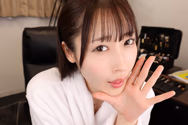 Mizuki wants to be watched - "Please, make-up artist, watch me masturbate...?" Mizuki's Secret Wet Sex in the Makeup Room - Natural Mizuki gallery