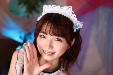 VR] A Godly Maid with an Innocent Smile That Captivates Men - Sumire Kuramoto, a 3-star masturbation club that completely takes your heart and your cum! gallery