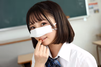 VR] It's only been 3 months since we entered the school... We fell in love without knowing each other's faces... We had sex in the classroom as per our desires, Yura-san! gallery