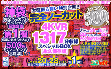 VR] [500 yen one-coin] Completely uncut big board special! Special box containing 1317 minutes of 4KVR [Permanent Preservation Edition]! gallery