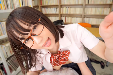 [VR] Revolutionary High Picture Quality! A Bespectacled Beautiful Y********l Seduces And Has Creampie Sex In The Library Yuri Shinomiya gallery