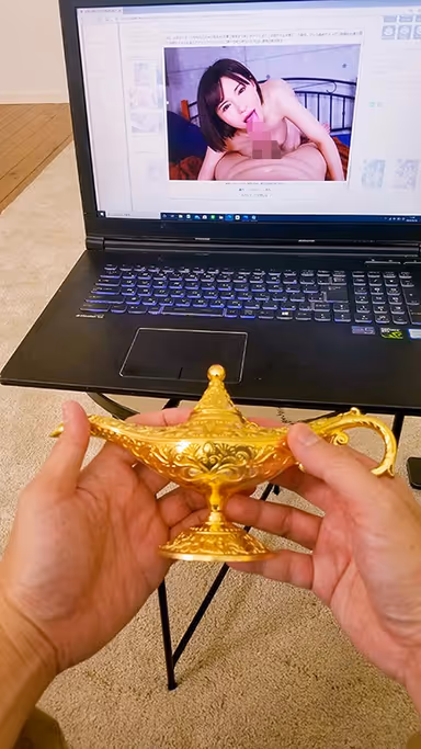 [VR] "You Are The Goddess Of The Lamp!" When The Golden Lamp Was Splattered With Sperm... Out Came The Genie Of The Lamp!! She Said She Would Grant 3 Wishes, So I Asked For: (Cumming By Titty Fucking) (Raw Fucking Sex) (Cum Face Semen Splatters) And It Was Like A Dream Cum True Nene Tanaka gallery