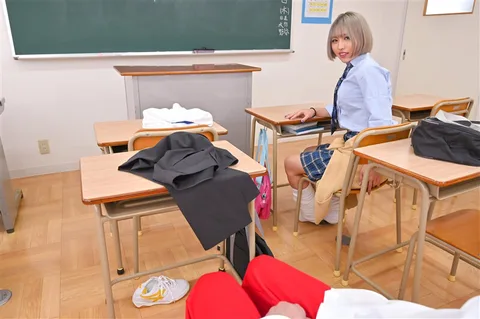 In Gym Class With No One Around, A Classmate Skipping Class With Nothing To Do. A "Desire" To Show Off Leads To A Hard, Horny Dick! Cherry Boy Getting Teased... A Slutty Beautiful Gal With Big Tits Offers Temptation, Leading To A Blowjob, Titty Fuck, And Raw Fucking! (Oral Cumshot, Titty Fuck Cumshot, 3 Creampie Loads!) Featuring An Amazing Gal! Nozomi Hojo gallery