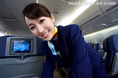 VR - First VR! Rena Sakuragi Is A Real-Life Married CA Who Treats Me Like Premium Even Though I'm Economy gallery