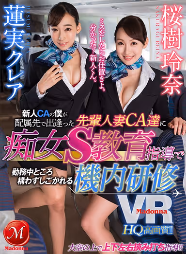 VR - I Got A Job As A Cabin Attendant And My Trainer Is A Slutty Married Woman Who Wants To Fuck Me On The Job And In The Air gallery