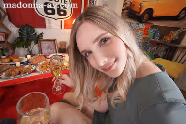 [VR] Greeting With A Kiss And Petite Nipples With No Bra On, Blonde Married Woman For A Dream Roommate Scenario. Homestay VR. Lily Hart gallery