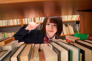 [VR] I Met This Girl At The Library, And She Turned Out To Be A Little Devil Who Lured Me To Temptation Erina gallery