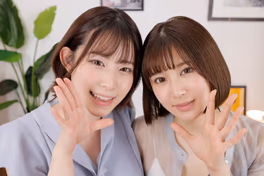 VR] Boyfriend Sharing - Her best friend is also my girlfriend. W girlfriend who likes licking won't let go of my cock - Meisa and Ena gallery