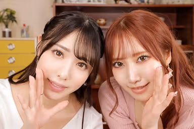 [VR] W strongest face combination! They were good friends in their hometown, and she was in the middle of a fatigue period. I was questioned by them and got an erection, which led to me being seduced and whispered to in a devilish manner, and I was pulled out while they were staring at me. gallery