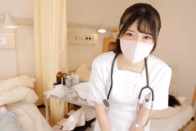 VR] Hospitalization in which a Masked Nurse Stares at You and Makes You Ejaculate Until You Leave the Hospital 2 gallery