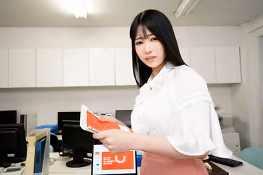 VR] The Madonna of My Longing is a Female Employee Who Becomes My Good Girl - Himari Aizuki gallery