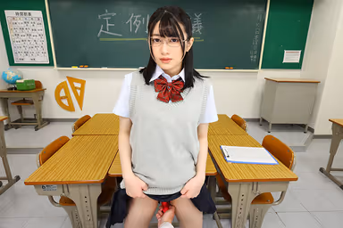 [VR] [8K VR] The backstage J* with 40,000 followers is actually my good-natured dominant student council president, Hikaru. gallery