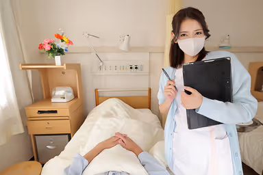 VR] [8K VR] Hospitalization in which a Masked Nurse Stares at You and Makes You Ejaculate Until You Leave the Hospital 5 gallery