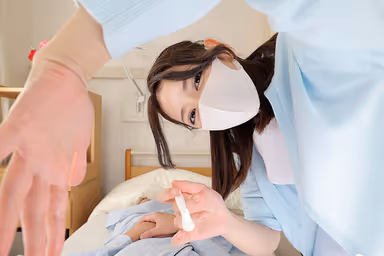 VR] [8K VR] Hospitalization in which a Masked Nurse Stares at You and Makes You Ejaculate Until You Leave the Hospital 5 gallery