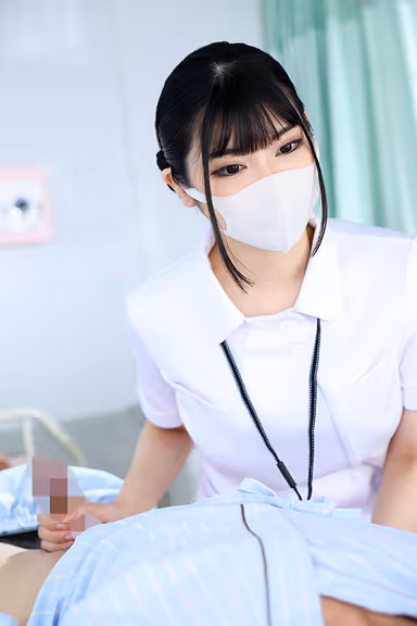 8K VR] Hospitalization in which the cool and beautiful nurse in charge of the hospital stares at you and takes care of your sexual desires in a clerical (business) manner Sakura gallery